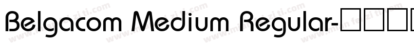 Belgacom Medium Regular字体转换